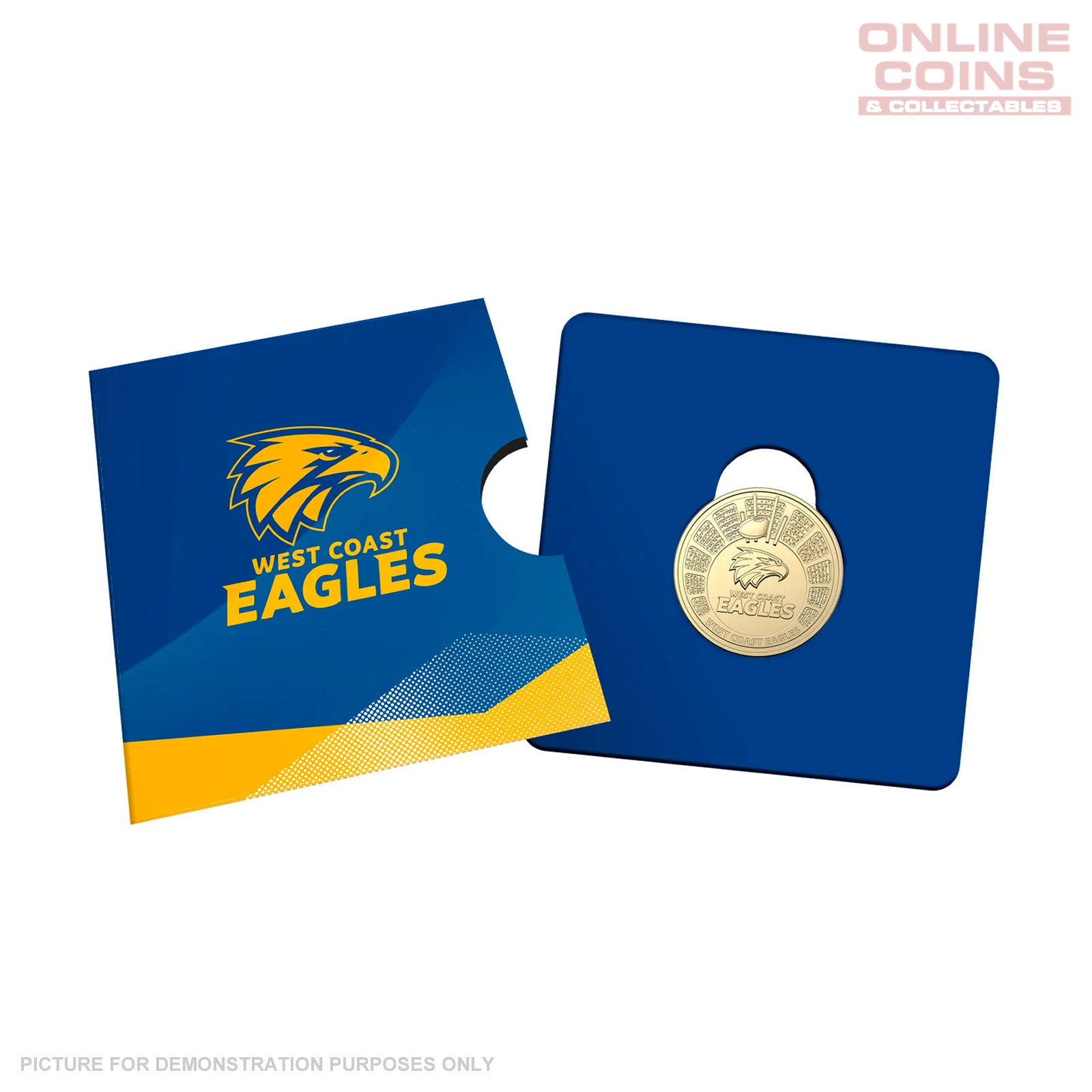 AFL 2024 $1 Uncirculated Coin - West Coat Eagles